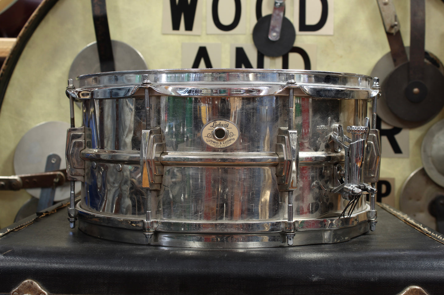 1935 Ludwig & Ludwig 6.5"x14" Silver Anniversary Snare Drum