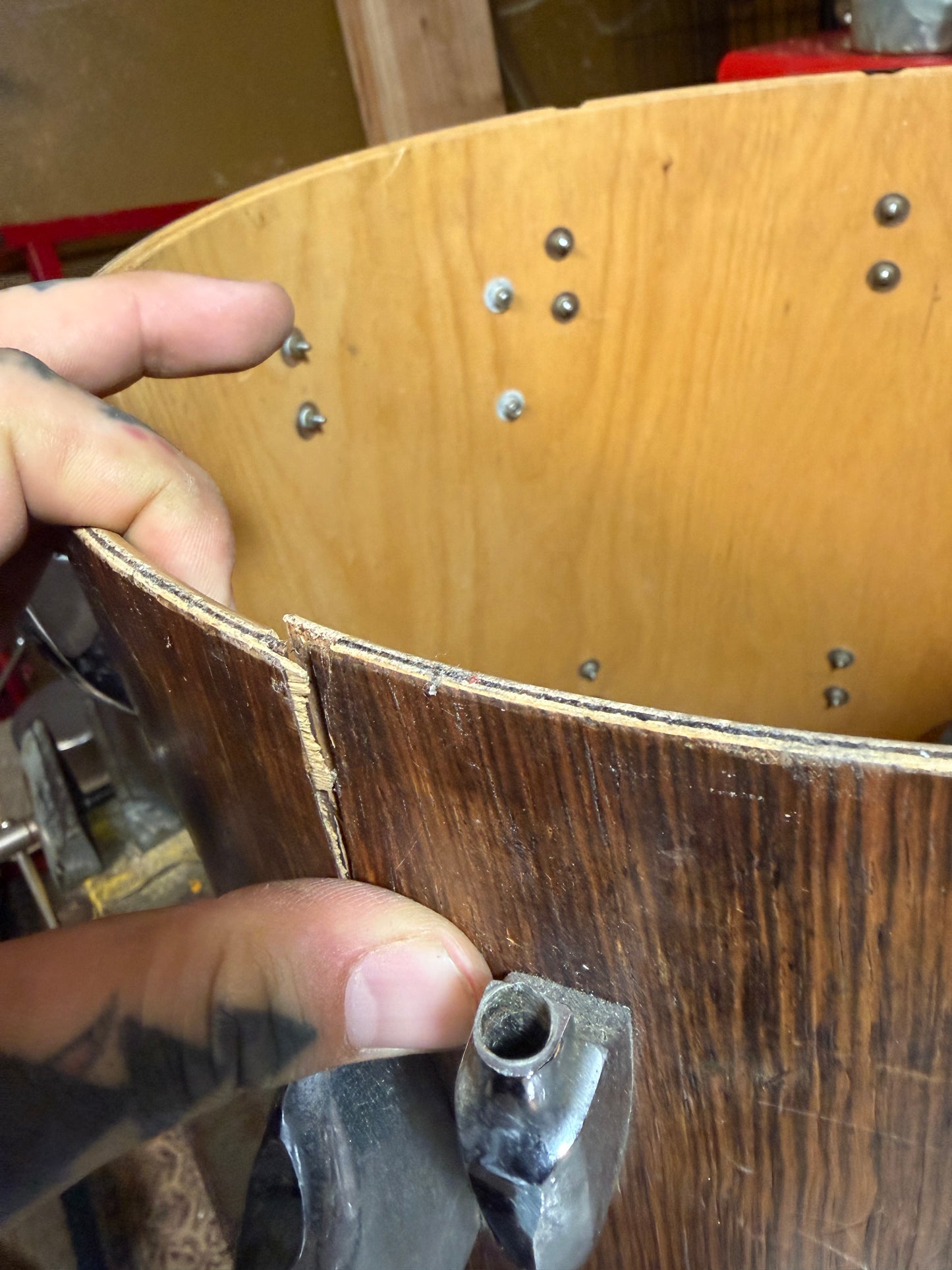 1960s Sonor Teardrop era Rosewood 16x16 Floor Tom Project