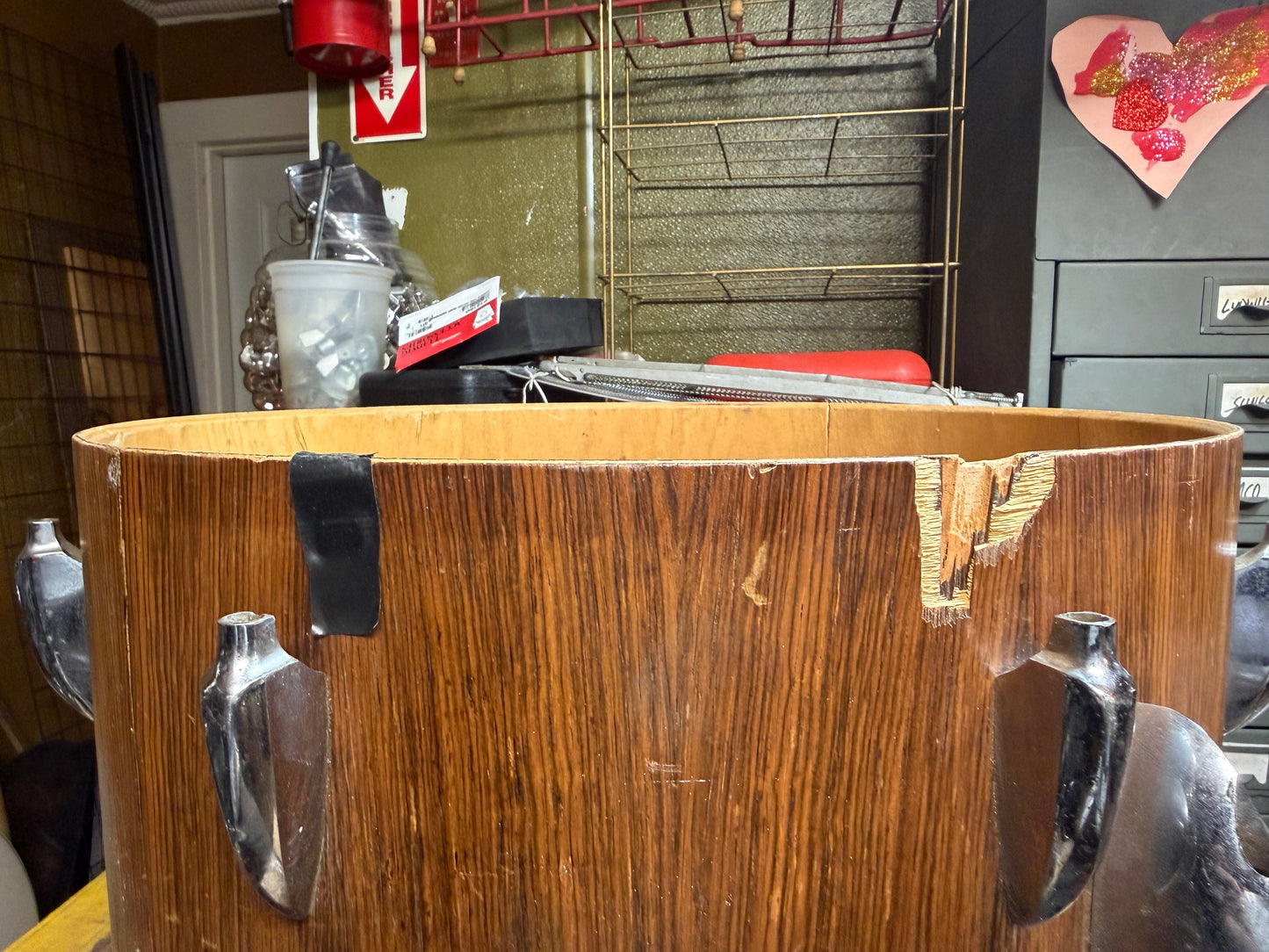 1960s Sonor Teardrop era Rosewood 16x16 Floor Tom Project