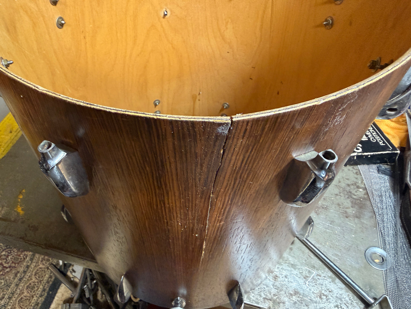 1960s Sonor Teardrop era Rosewood 16x16 Floor Tom Project
