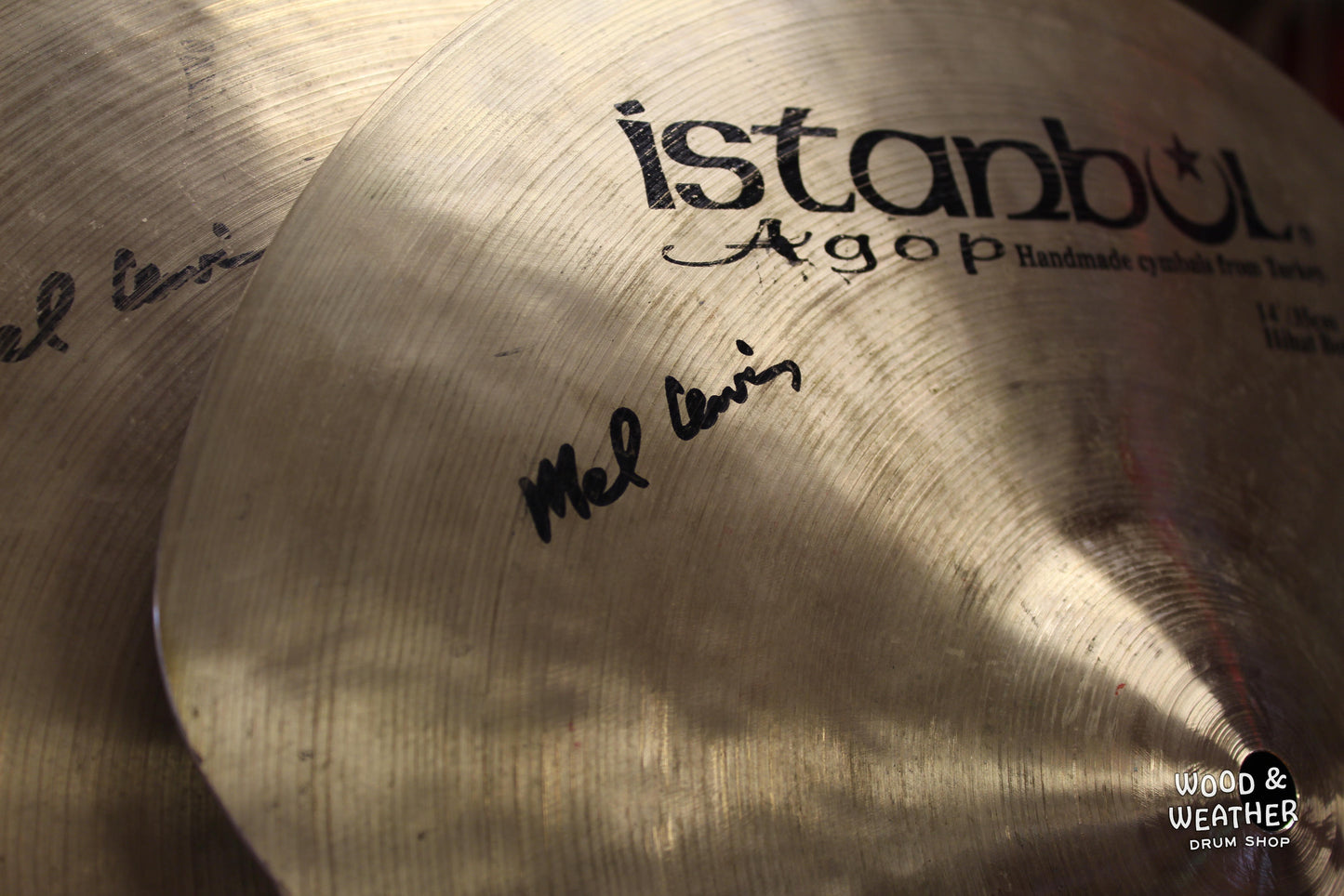 Used Istanbul Agop 14" Mel Lewis Hi-Hat Cymbals 844/1025g