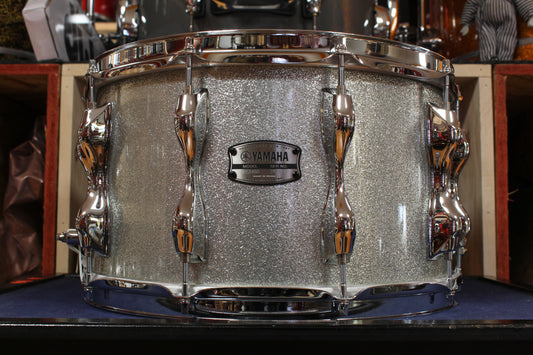 Yamaha 14x8 Recording Custom Snare Drum - Silver Sparkle