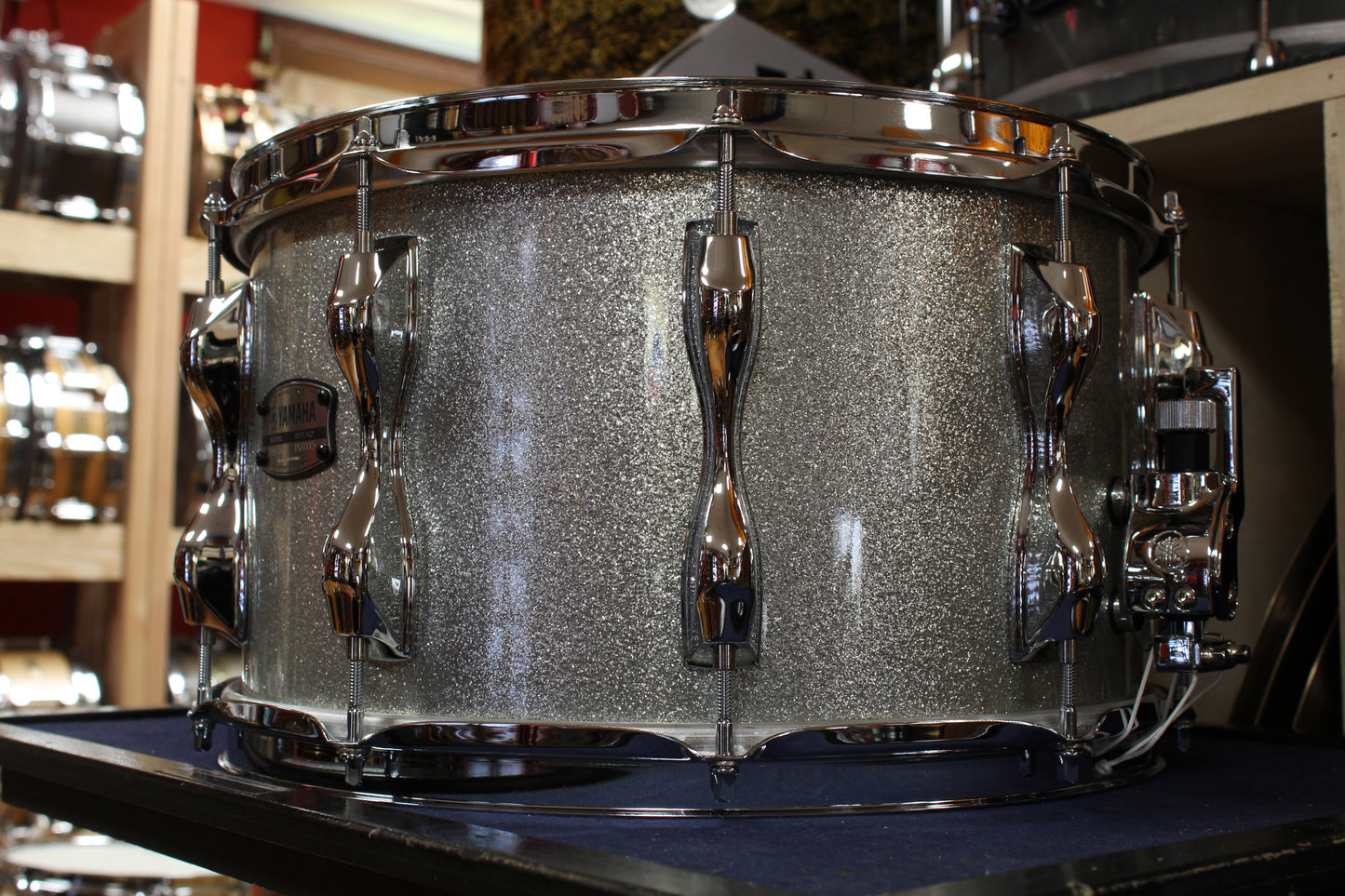 Yamaha 14x8 Recording Custom Snare Drum - Silver Sparkle