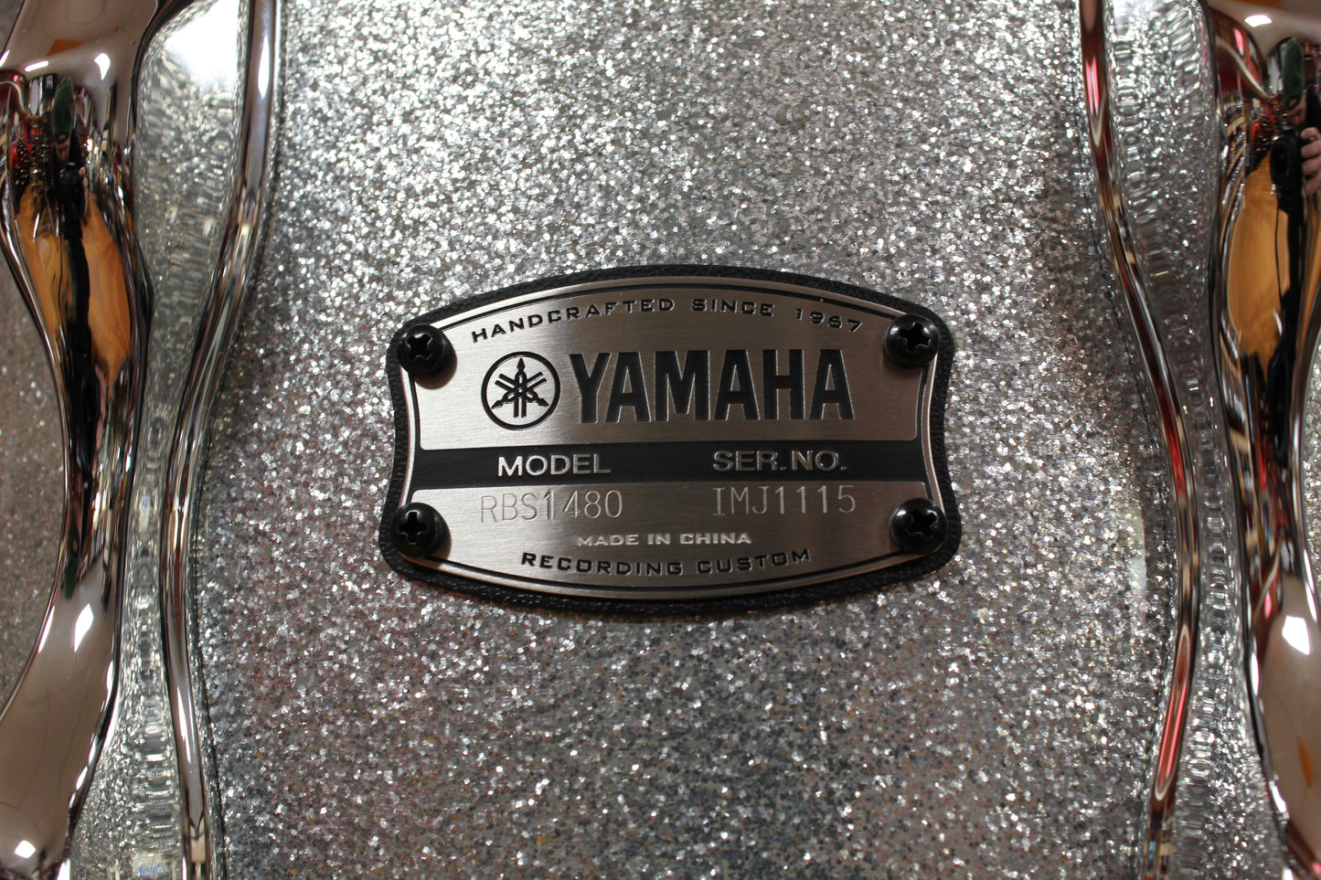 Yamaha 14x8 Recording Custom Snare Drum - Silver Sparkle