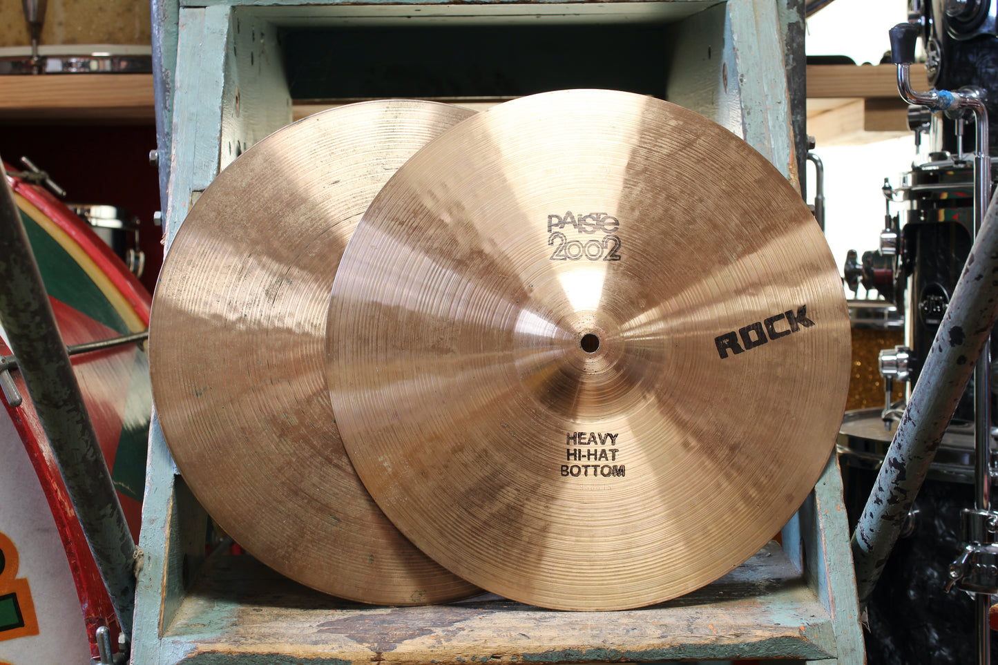 1979 Paiste 14" 2002 ROCK Heavy Hi-Hats 954/1068g