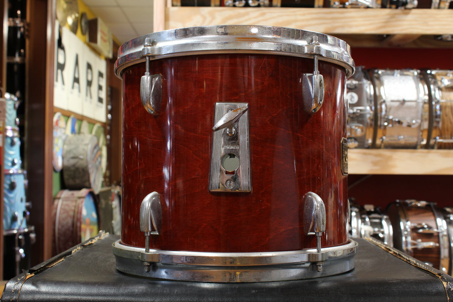 1970s-80s Gretsch Stop Sign/Square Badge Outfit in Rosewood Gloss 14x24 10x12 16x16