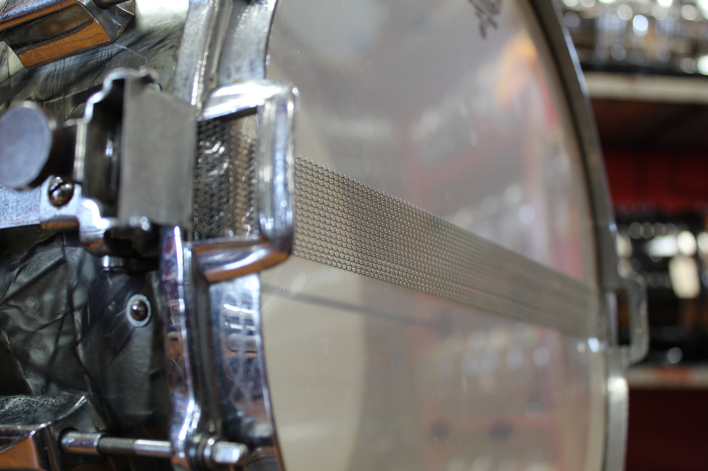 1937 Leedy 6.5x14 Broadway Parallel Snare Drum in Black Diamond Pearl