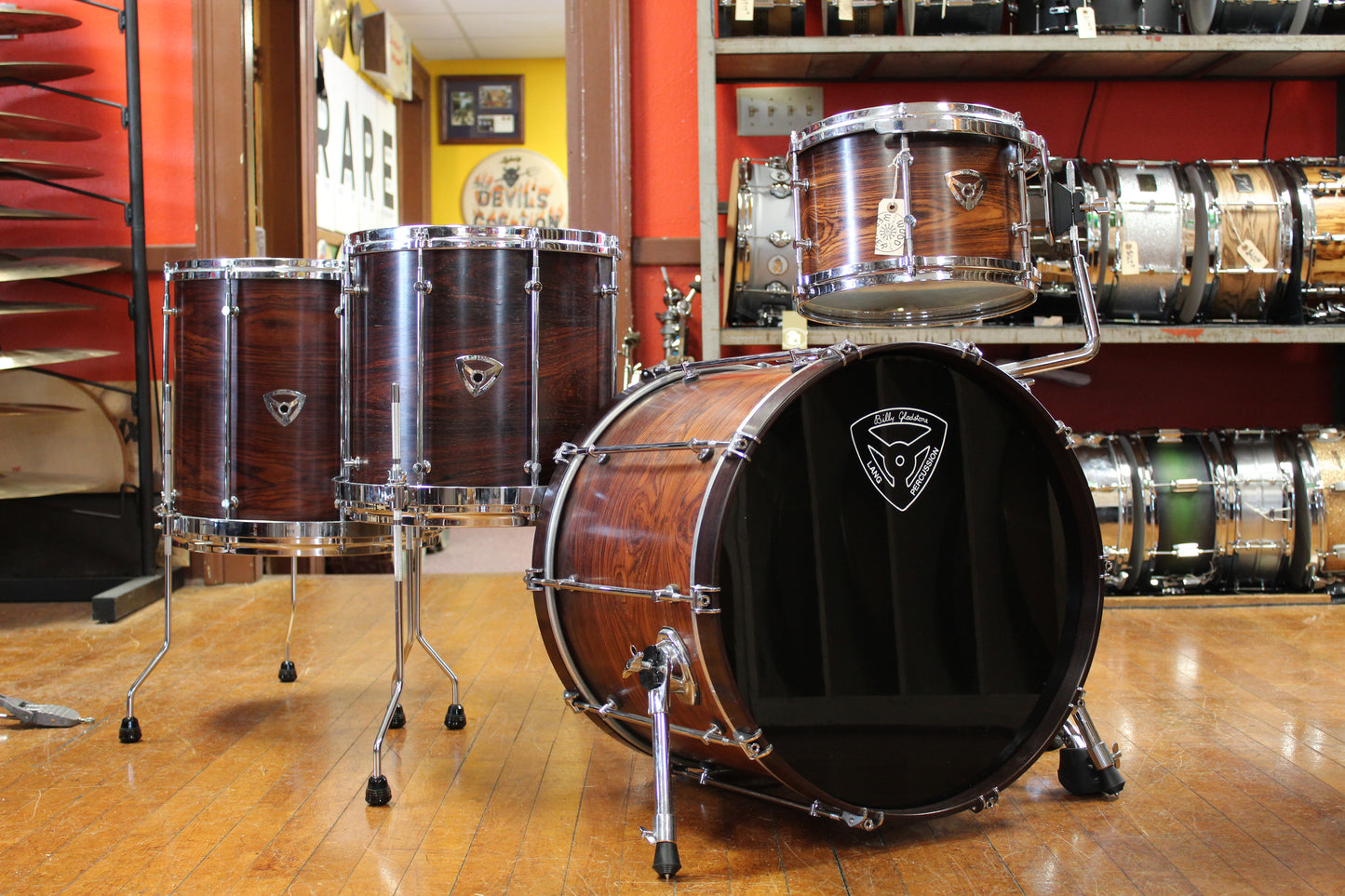 Lang Percussion Gladstone Cocobolo Outfit 16x20 8x12 14x14 16x16