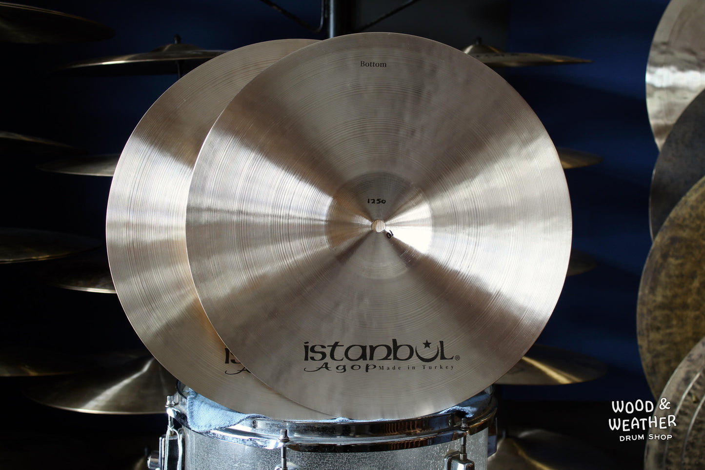 Istanbul Agop 15" Xist Natural Hi-Hat Cymbals 1070/1250g