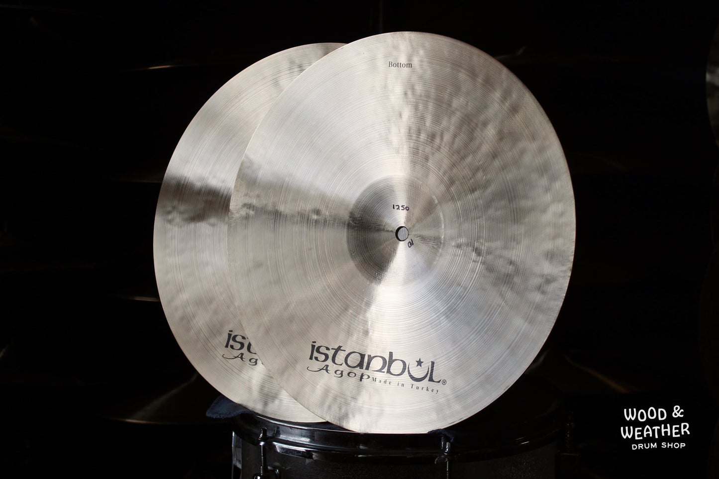 Istanbul Agop 15" Xist Natural Hi-Hat Cymbals 1070/1250g