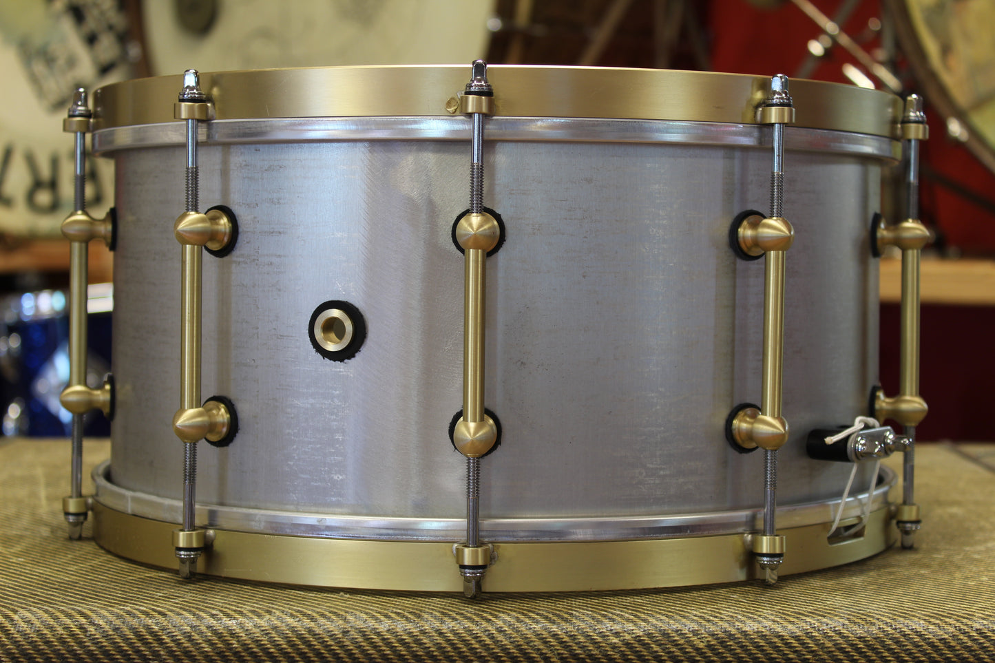 Ebenor Percussion 7"x14" Aluminum Heavy Feather Snare Drum