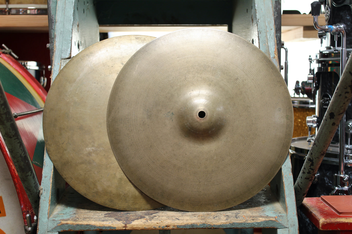 1950/60s Vibra F&F 14" Hi-Hats 854/848g