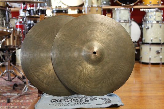 1959 K. Zildjian 14" Old Stamp IVb Hi-Hats 848/856g