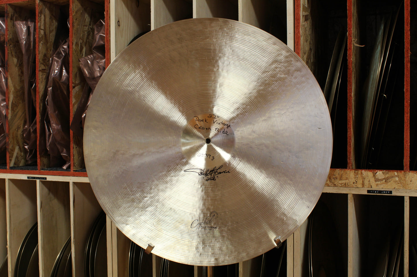 Cymbal Craftsman 22" Dark Vintage Crash Ride 2539g