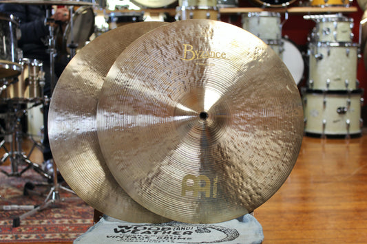 Meinl 16" LE Byzance Jazz Thin Hi-Hats 1007/1254g - Used