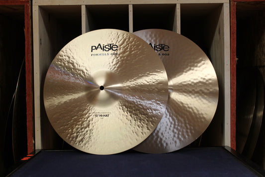 Paiste 15" 602 Modern Essentials Hi-Hats 1081/1300g