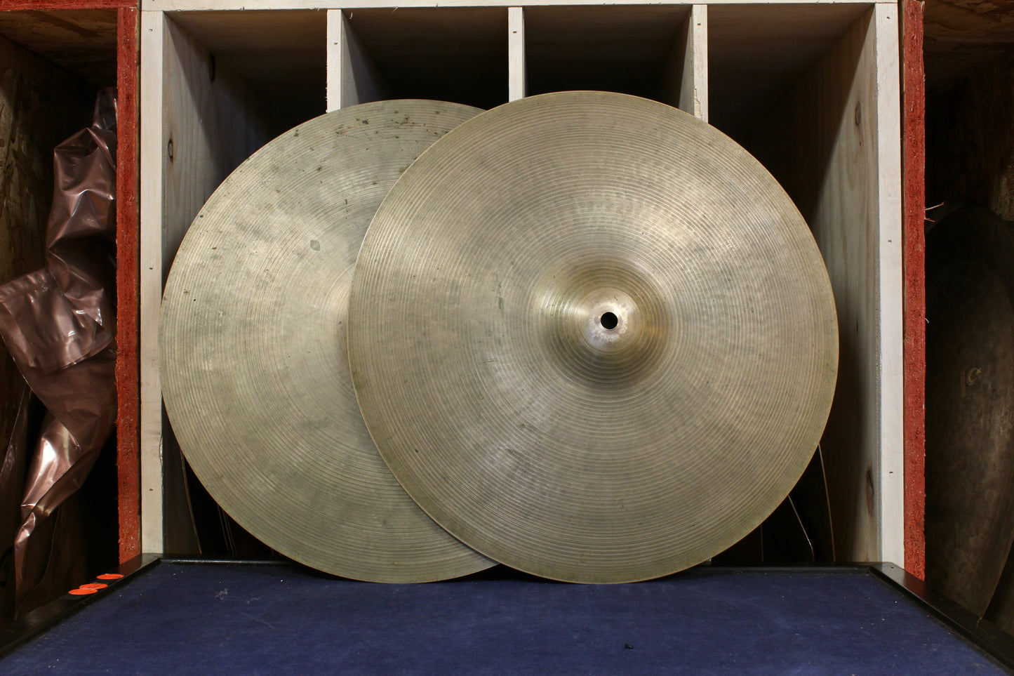 1960s A. Zildjian 15" Hi-Hats 988/1049g