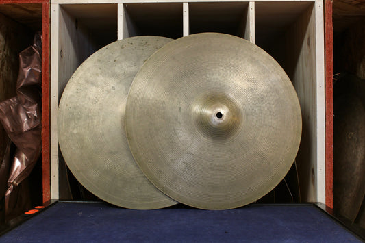1960s A. Zildjian 15" Hi-Hats 988/1049g