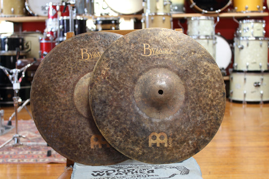 Meinl 14" Byzance Extra Dry Medium Hi-Hat 864/1362g - Used