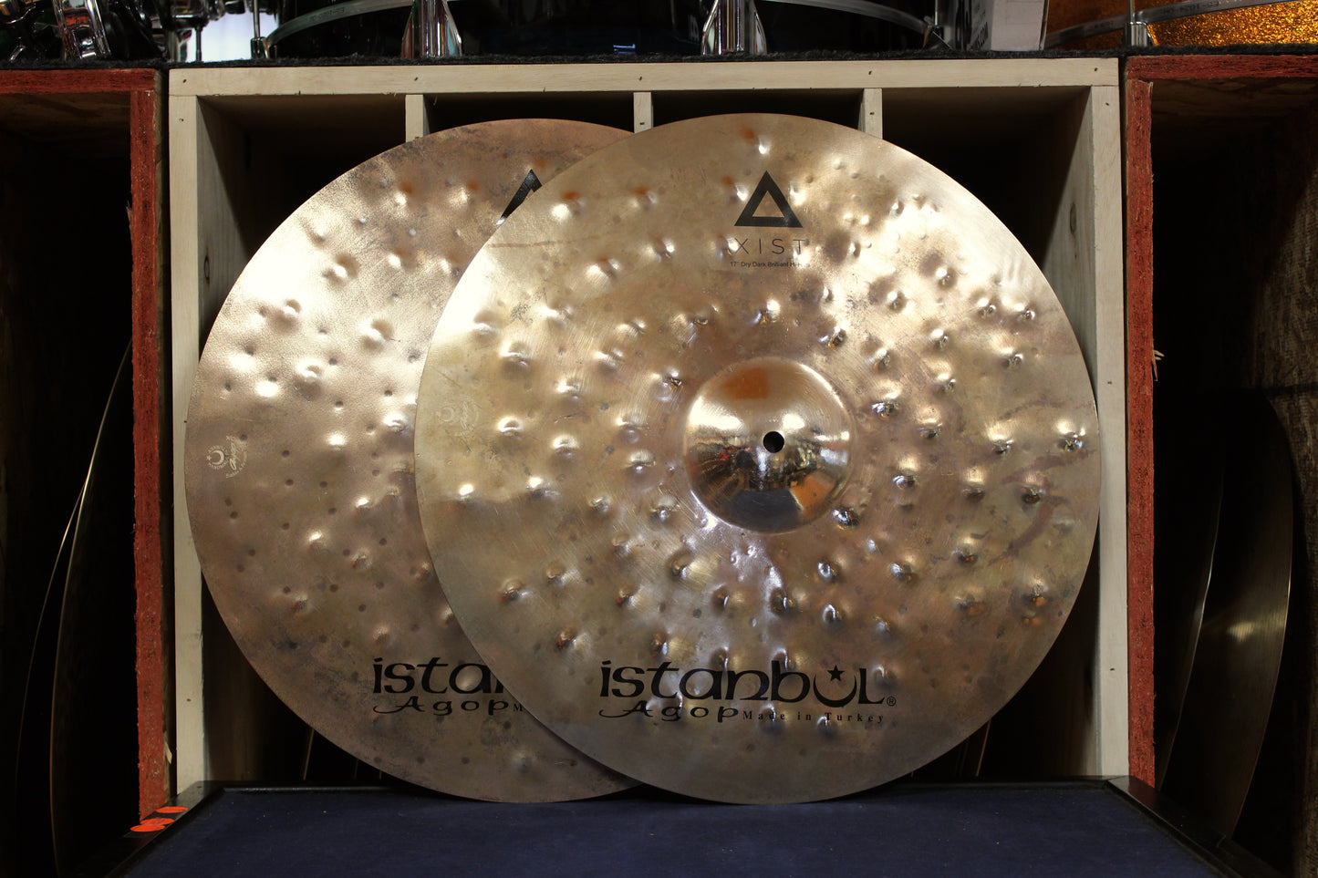 Istanbul Agop 17" Xist Dry Dark Brilliant Hi-Hats 1058/1557g