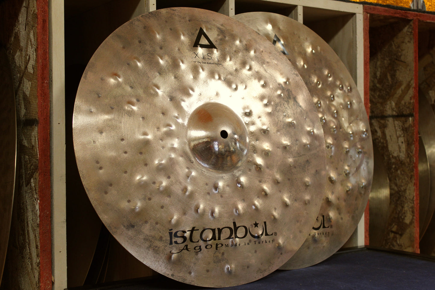 Istanbul Agop 17" Xist Dry Dark Brilliant Hi-Hats 1058/1557g