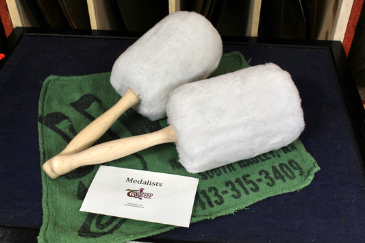 Twisted Thistle Medalists Bass Drum Mallet - White