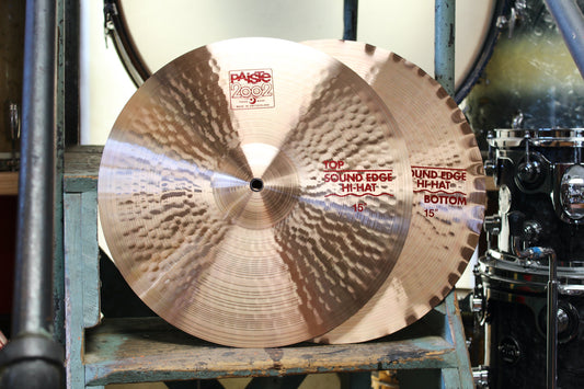 Paiste 15" 2002 Sound Edge Hi-Hats 1126/1263g