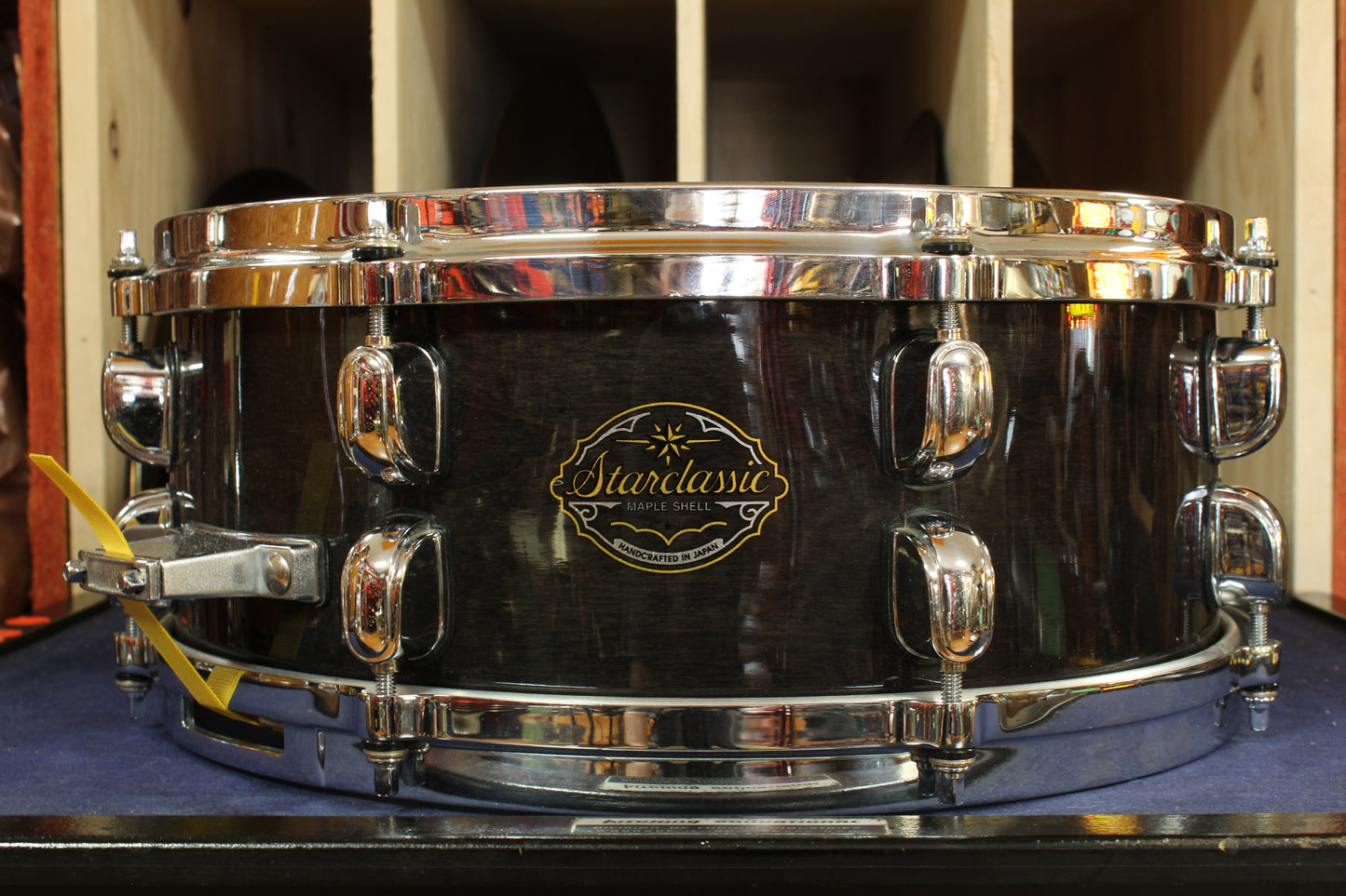 Tama 5.5x14 Starclassic Maple Snare Drum in Cherry Black