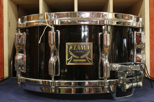 1980s Tama 6.5x14 Artstar Snare Drum in Metallic Black