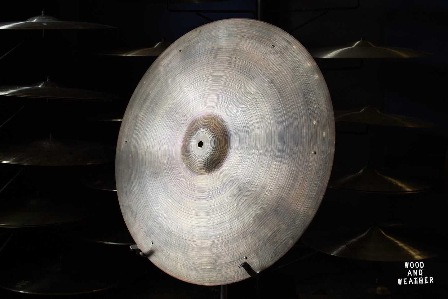 Used Cymbal & Gong Holy Grail 22" Ride Cymbal w/ Rivets 2160g