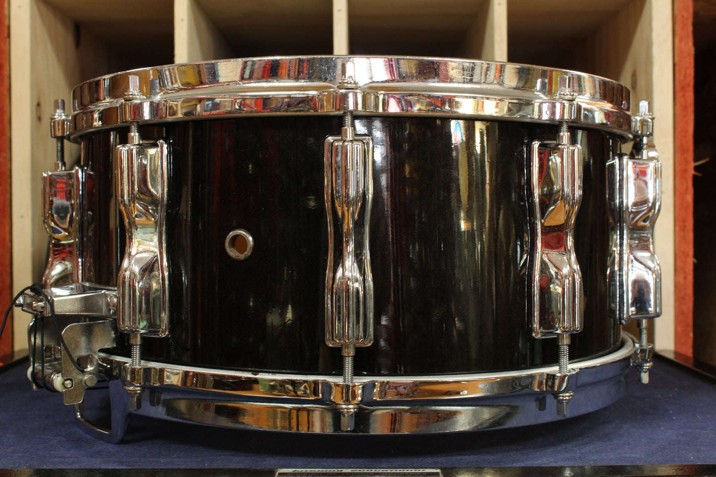 1980s Tama 6.5x14 Artstar Snare Drum in Metallic Black