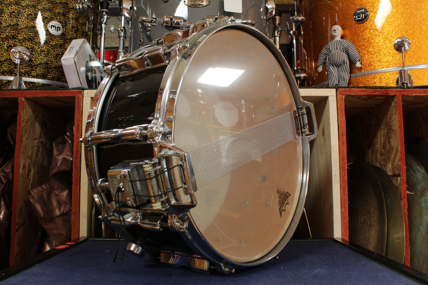 1980s Tama 6.5x14 Artstar Snare Drum in Metallic Black