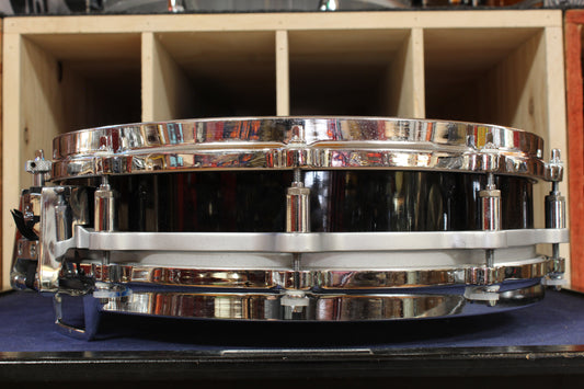 Montineri Custom Drums 3.5x14 Free Floating Snare Drum in Black Lacquer
