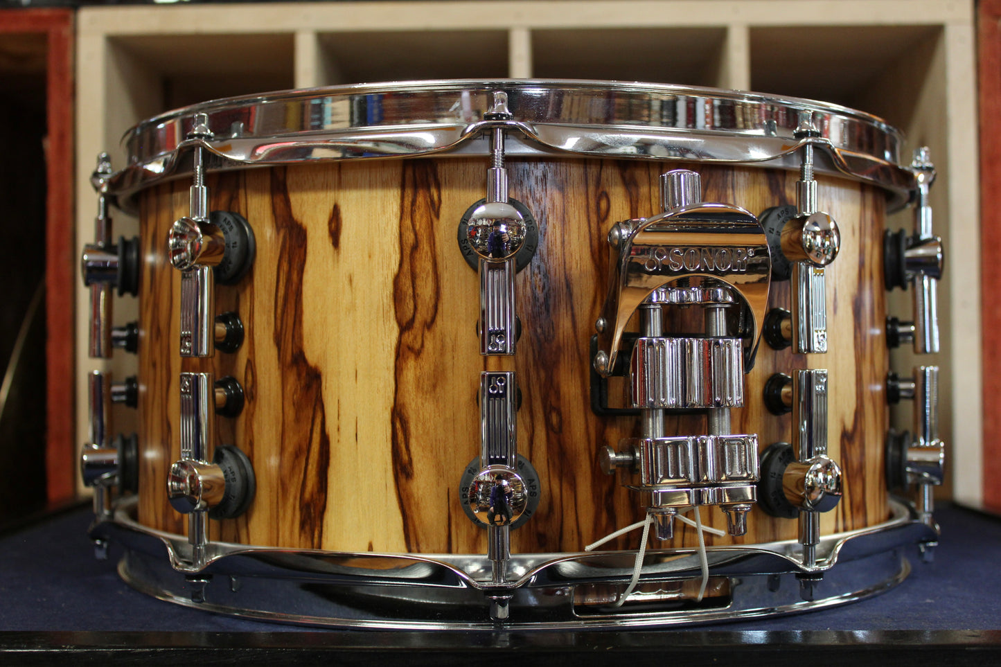Sonor 7x14 SQ2 Heavy Beech Snare Drum in African Marble