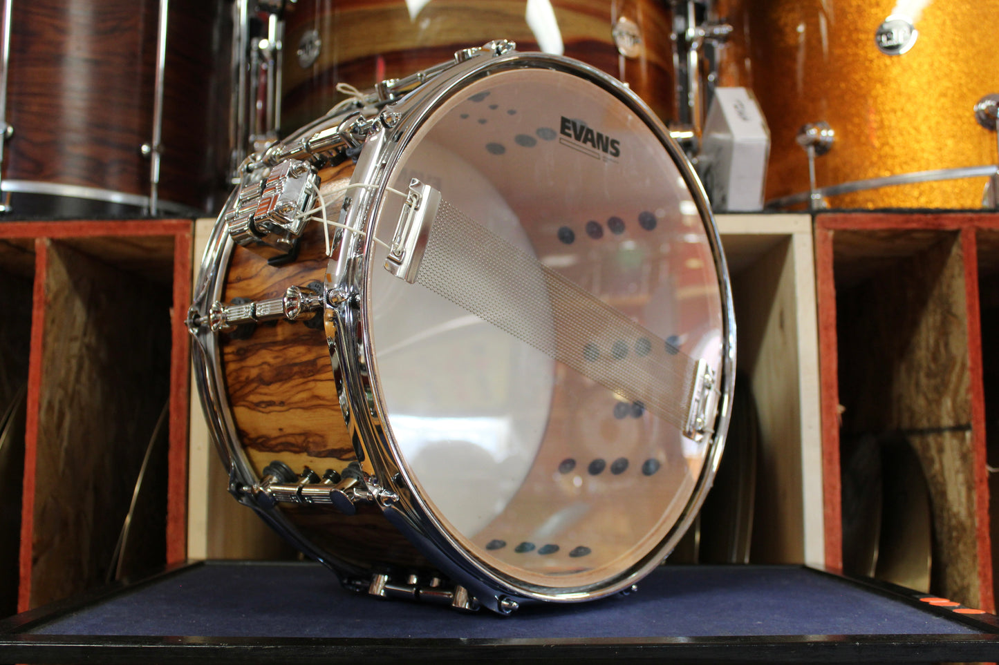 Sonor 7x14 SQ2 Heavy Beech Snare Drum in African Marble