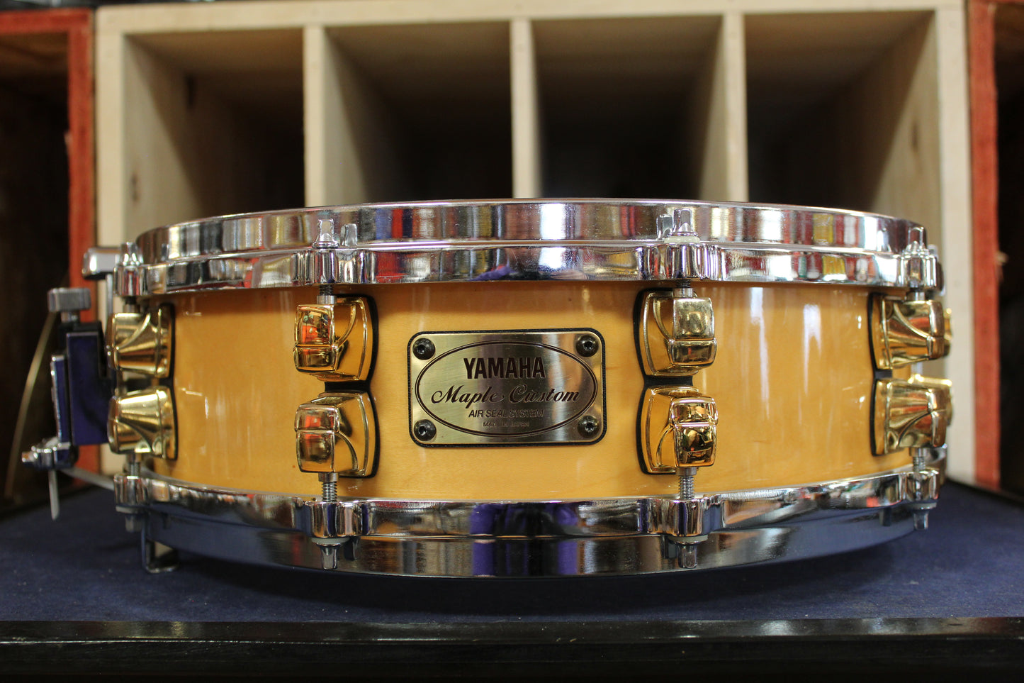 Yamaha 4x14 Maple Custom Snare Drum in Natural Maple