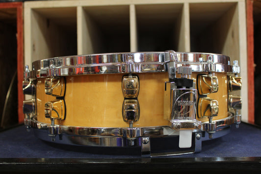 Yamaha 4x14 Maple Custom Snare Drum in Natural Maple