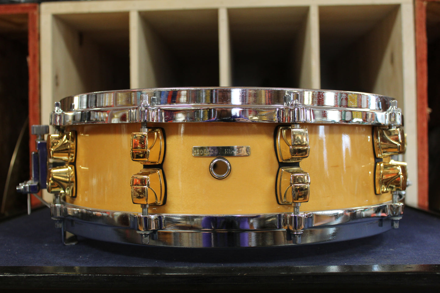 Yamaha 4x14 Maple Custom Snare Drum in Natural Maple
