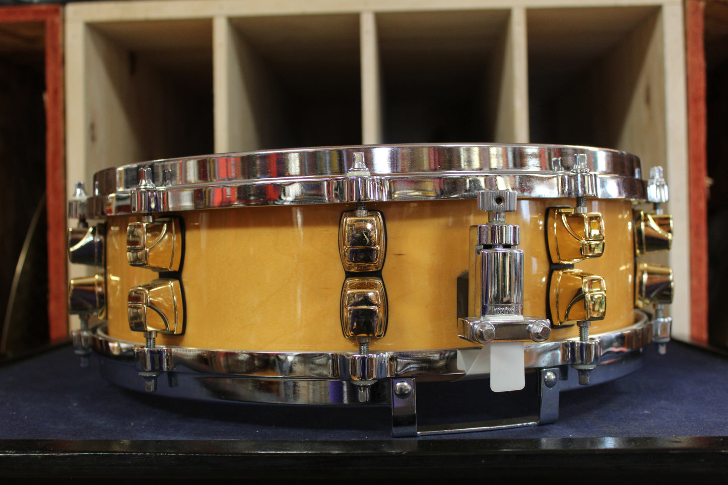 Yamaha 4x14 Maple Custom Snare Drum in Natural Maple