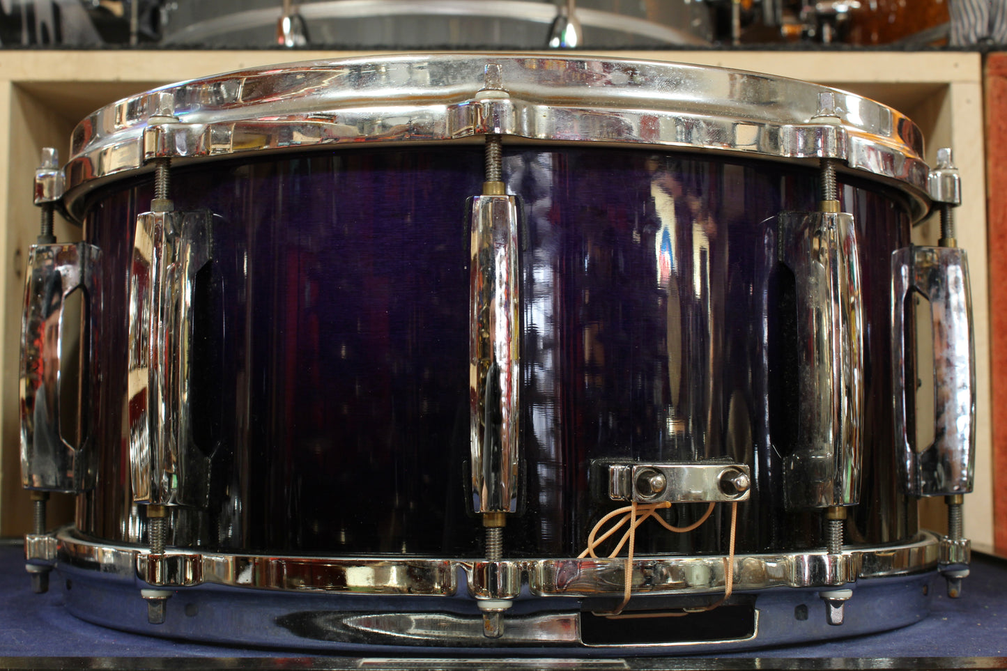Pearl 6.5x14 Masters Custom Maple Snare Drum in Purple Fade