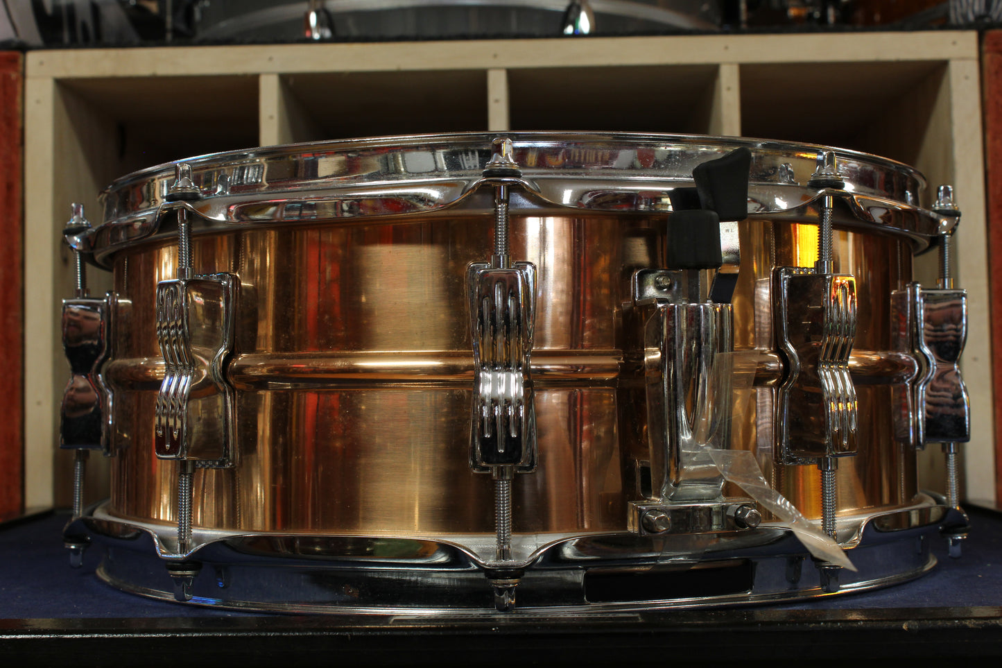 1990s Ludwig 5.5x14 Rocker LM305 Snare Drum in Bronze
