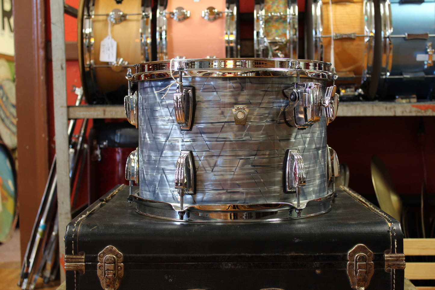 2000's Ludwig Classic Maple Outfit in Sky Blue Pearl 14x22 16x16 9x13