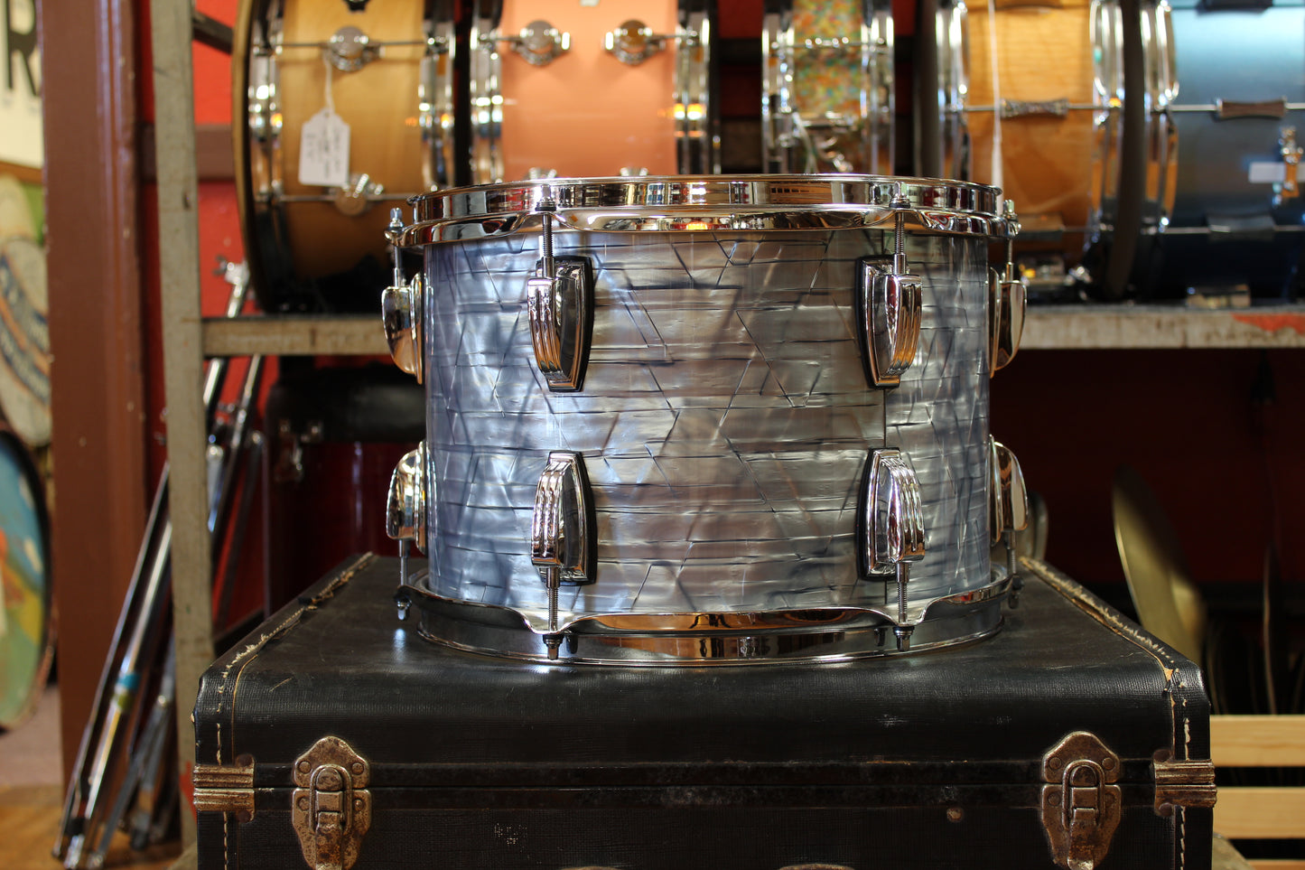 2000's Ludwig Classic Maple Outfit in Sky Blue Pearl 14x22 16x16 9x13