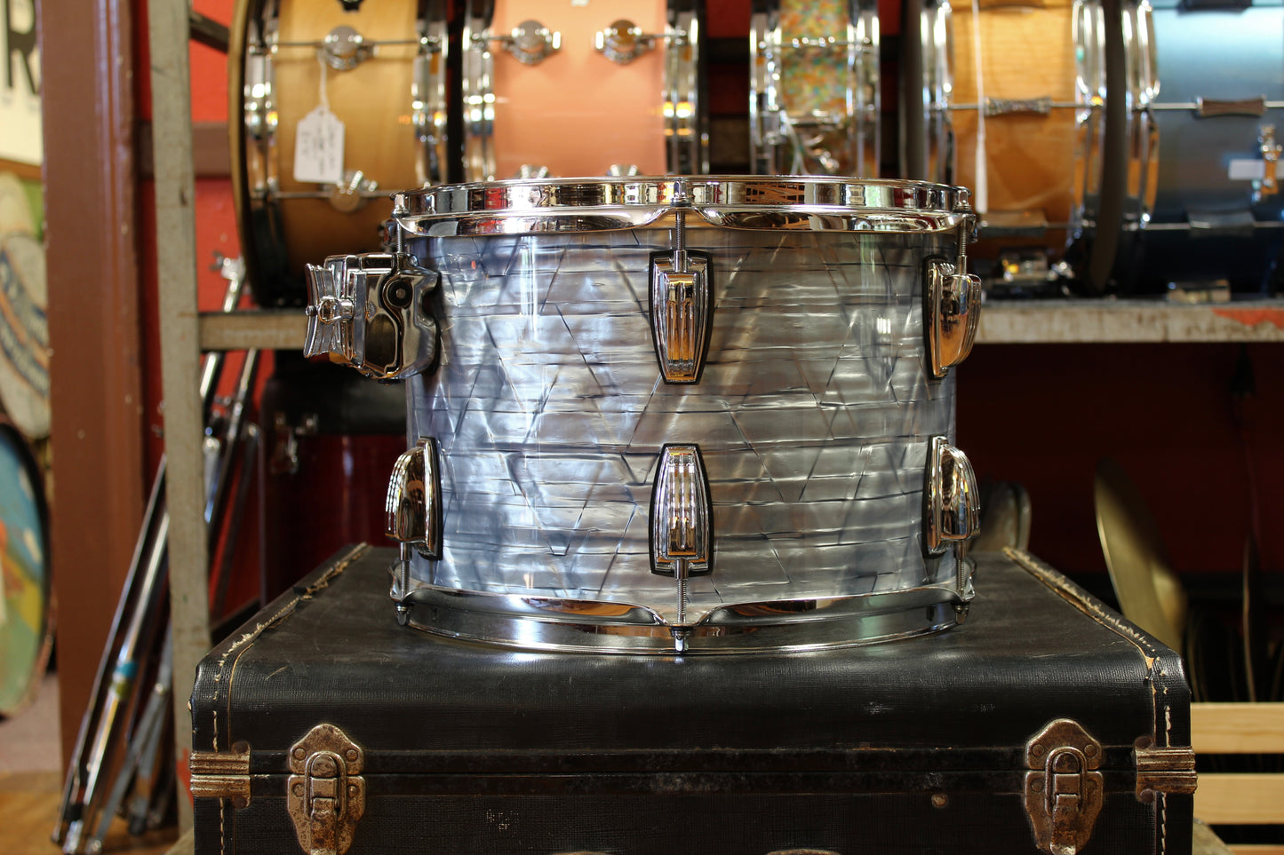 2000's Ludwig Classic Maple Outfit in Sky Blue Pearl 14x22 16x16 9x13