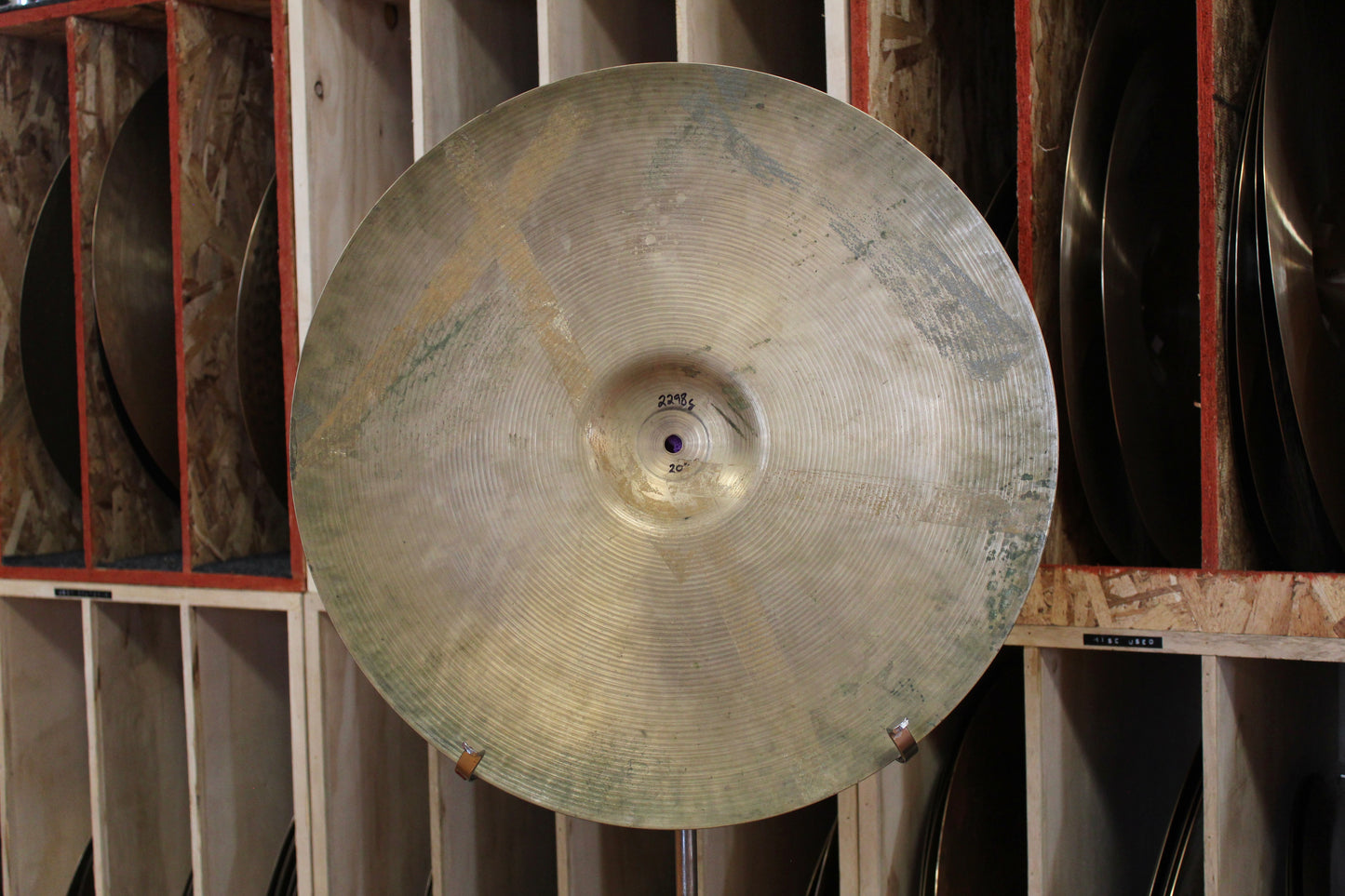1960s Paiste 20" Solid Stamp Formula 602 Ride 2298g