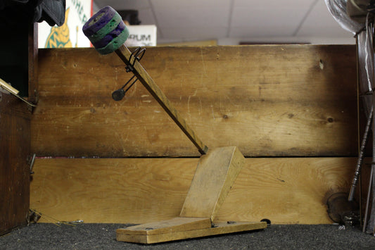 1900s George B Stone and Sons Wooden Bass Drum Pedal