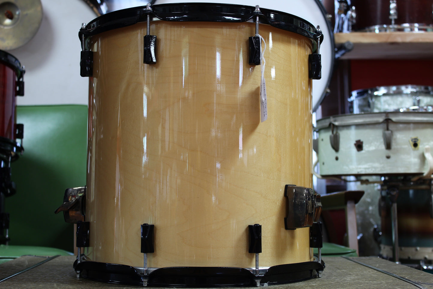 1999 Noble & Cooley CD Maple 15"x15" Floor Tom in Natural Maple