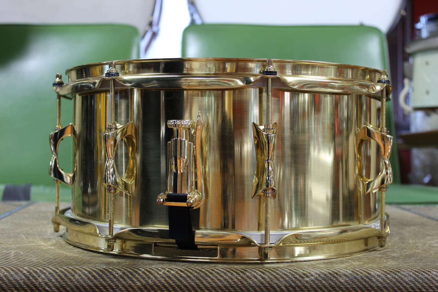 Inde Drum Lab "None More Brass" Snare Drum 6.5"x14"
