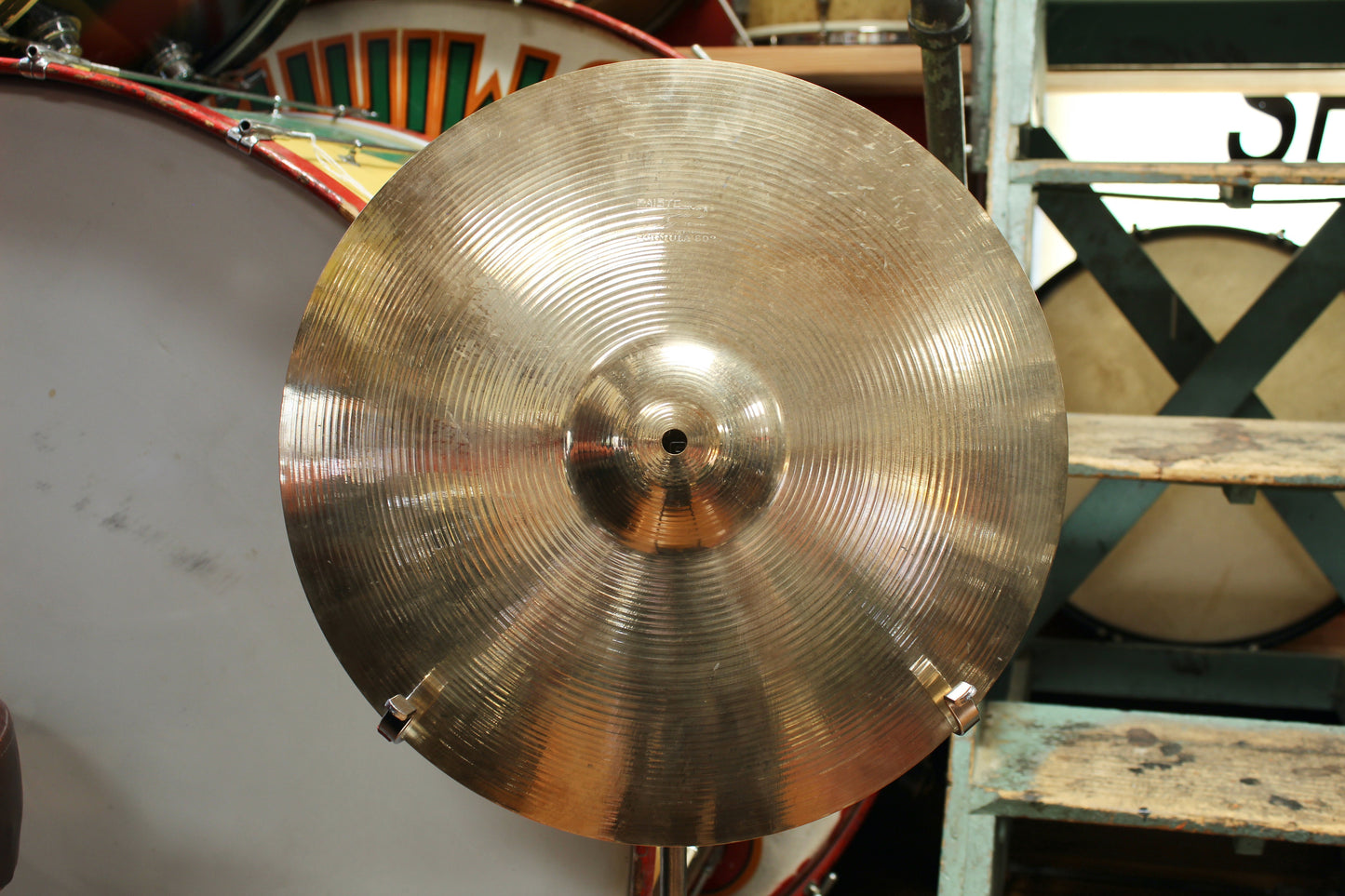 1960s Paiste 16" Solid Stamp Crash 1063g