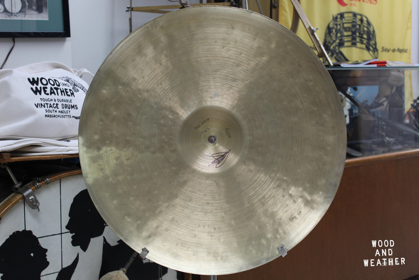 PGB Artisan Cymbals 22" Traditional Dry Ride Cymbal 2230g